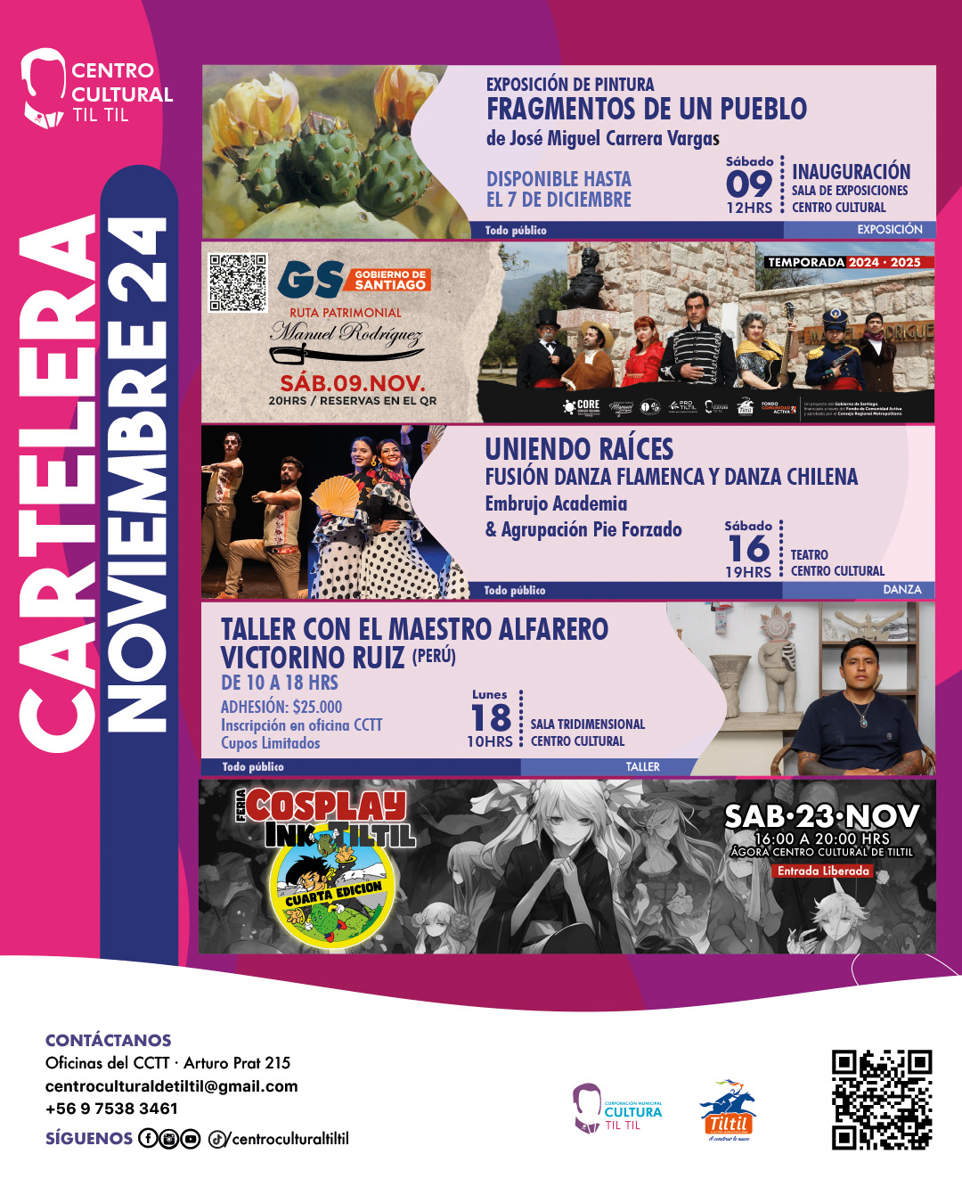 CARTELERA NOVIEMBRE24